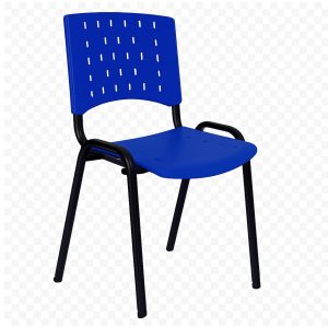 Cadeiras Escritório Cadeira Plástica REALPLAST 04 Pés - AZUL - (Polipropileno) - 31205