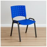 Cadeiras Escritório Cadeira Plástica REALPLAST 04 Pés - AZUL - (Polipropileno) - 31205