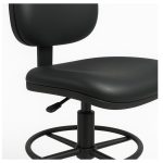 Cadeiras Escritório Cadeira Caixa EXECUTIVA LISA  sem Braços - (Aranha MARTIFLEX) - Cor Preta - 35031