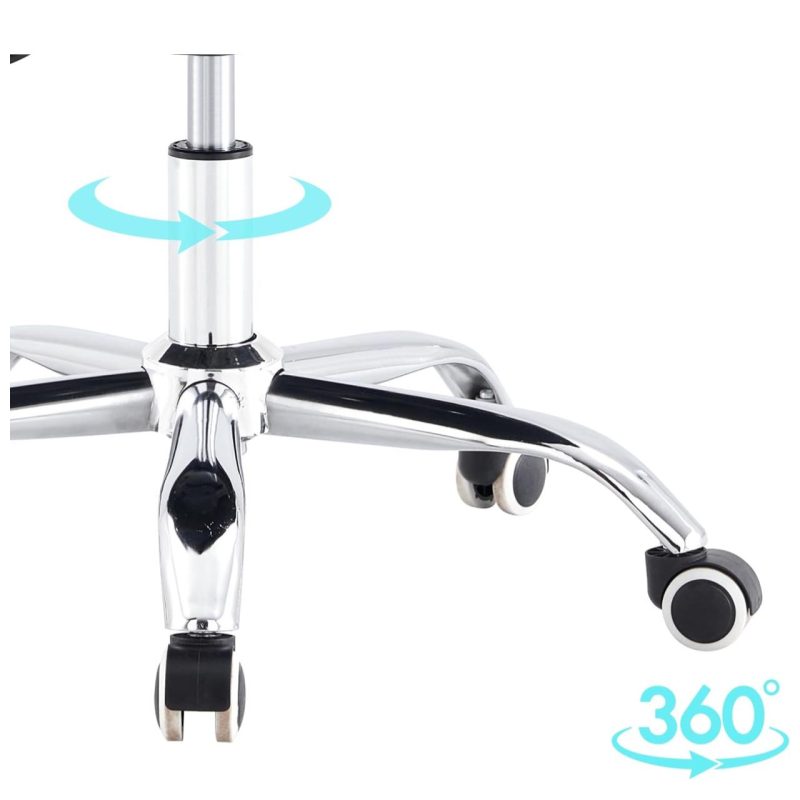 Cadeiras Escritório Cadeira para Escritório Tela OZY com Braço - Cor Preta - 30055