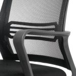 Cadeira de Escritório Interlocutor Tela JOY - Cor Preto - 34008 Cadeira de Escritório Interlocutor Tela JOY - Cor Preto - 34008