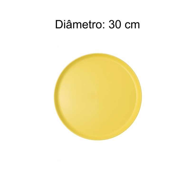 Refeitório Mesa para Refeitório FIXA 8 Lugares MDP Branco de 25 mm - Assento AMARELO - 50102