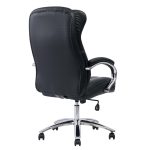Cadeiras Escritório Cadeira Escritório Presidente BOSS com Base Cromada - Corino Preto  - 31401 Cadeiras Escritório Cadeira Escritório Presidente BOSS com Base Cromada - Corino Preto  - 31401