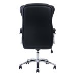 Cadeiras Escritório Cadeira Escritório Presidente BOSS com Base Cromada - Corino Preto  - 31401 Cadeiras Escritório Cadeira Escritório Presidente BOSS com Base Cromada - Corino Preto  - 31401