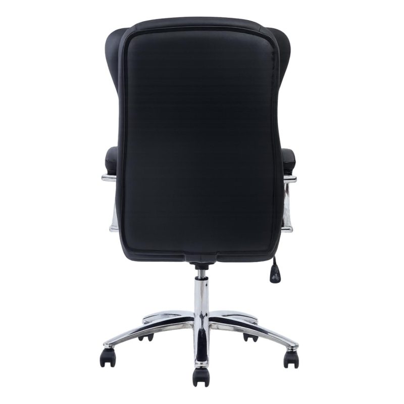 Cadeiras Escritório Cadeira Escritório Presidente BOSS com Base Cromada - Corino Preto  - 31401 Cadeiras Escritório Cadeira Escritório Presidente BOSS com Base Cromada - Corino Preto  - 31401