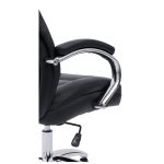 Cadeiras Escritório Cadeira Escritório Presidente BOSS com Base Cromada - Corino Preto  - 31401 Cadeiras Escritório Cadeira Escritório Presidente BOSS com Base Cromada - Corino Preto  - 31401