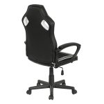 Cadeiras Escritório Cadeira Gamer Escritório Giratória NEXX - Cor Preto / Branco - 30082 Cadeiras Escritório Cadeira Gamer Escritório Giratória NEXX - Cor Preto / Branco - 30082