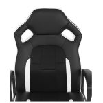 Cadeiras Escritório Cadeira Gamer Escritório Giratória NEXX - Cor Preto / Branco - 30082 Cadeiras Escritório Cadeira Gamer Escritório Giratória NEXX - Cor Preto / Branco - 30082