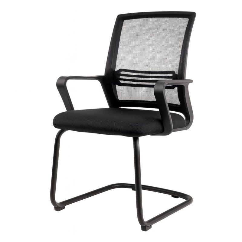 Cadeira de Escritório Interlocutor Tela JOY - Cor Preto - 34008 Cadeira de Escritório Interlocutor Tela JOY - Cor Preto - 34008