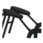 Mesa para Refeitório ESCAMOTEÁVEL 04 Lugares MDP Branco de 25 mm - Assento PRETO - 50401 Mesa para Refeitório ESCAMOTEÁVEL 04 Lugares MDP Branco de 25 mm - Assento PRETO - 50401