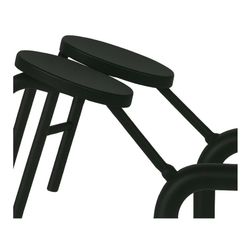 Mesa para Refeitório ESCAMOTEÁVEL 04 Lugares MDP Branco de 25 mm - Assento PRETO - 50401 Mesa para Refeitório ESCAMOTEÁVEL 04 Lugares MDP Branco de 25 mm - Assento PRETO - 50401