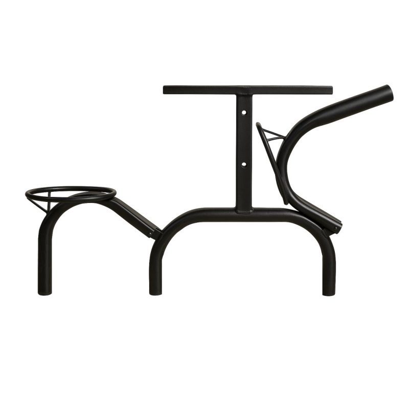 Mesa para Refeitório ESCAMOTEÁVEL 06 Lugares MDP Branco de 25 mm - Assento AZUL - 50601