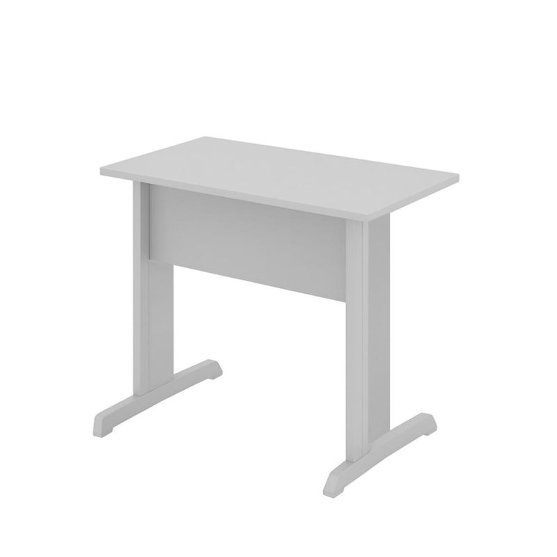 Mesa Escritório 0,80x0,60m - JOB - CINZA/CINZA - 43087