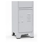 Sem categoria Armário Roupeiro de Aço c/ 04 Portas Pequenas - 1,96x0,33x0,35m - 10905