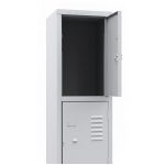 Sem categoria Armário Roupeiro de Aço c/ 04 Portas Pequenas - 1,96x0,33x0,35m - 10905