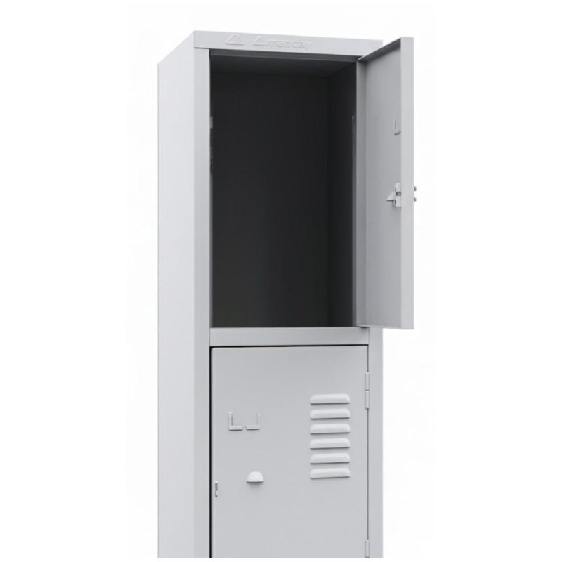 Sem categoria Armário Roupeiro de Aço c/ 04 Portas Pequenas - 1,96x0,33x0,35m - 10905