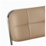 Cadeira Interlocutor Estofada Denver - Cor Fendi - 30406