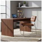 Cadeira Interlocutor Estofada Denver - Cor Caramelo - 34410