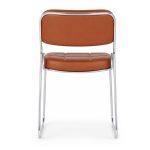 Cadeira Interlocutor Estofada Denver - Cor Caramelo - 34410