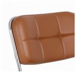 Cadeira Interlocutor Estofada Denver - Cor Caramelo - 34410