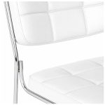 Cadeira Interlocutor Estofada Denver - Cor Branco - 30408