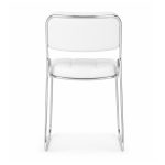 Cadeira Interlocutor Estofada Denver - Cor Branco - 30408