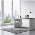 Cadeira Interlocutor Estofada Denver - Cor Branco - 30408