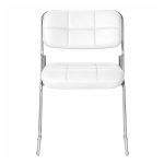 Cadeira Interlocutor Estofada Denver - Cor Branco - 30408