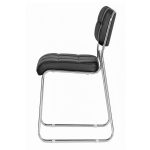 Cadeira Interlocutor Estofada Denver - Cor Preto - 30405