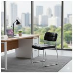 Cadeira Interlocutor Estofada Denver - Cor Preto - 30405