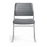 Cadeira Interlocutor Estofada RIVER - Cor CINZA - 48107