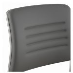 Cadeira Interlocutor Estofada RIVER - Cor CINZA - 48107
