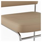 Cadeira Interlocutor Estofada RIVER - Cor FENDI - 48105