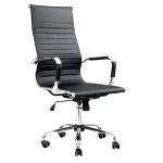 Cadeiras Escritório Poltrona de Escritório Presidente Esteirinha Charles Eames - Cor Preta - 32997