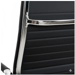 Cadeiras Escritório Poltrona de Escritório Presidente Esteirinha Charles Eames - Cor Preta - 32997