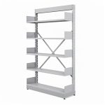 Móveis de Aço Estante Biblioteca de PAREDE com 05 Bandejas - 2,00x0,92x0,32m - 13124