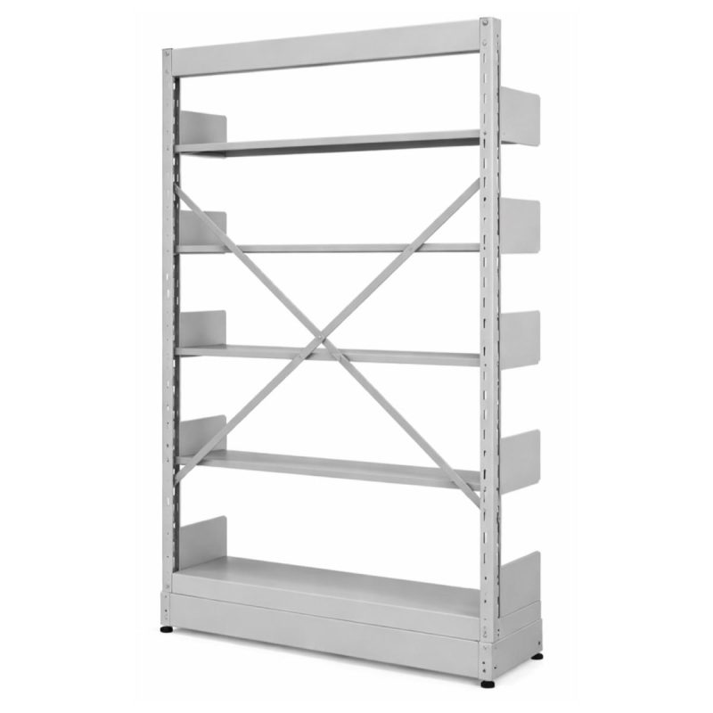 Móveis de Aço Estante Biblioteca de PAREDE com 05 Bandejas - 2,00x0,92x0,32m - 13124