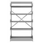 Móveis de Aço Estante Biblioteca de CENTRO com 10 Bandejas - 2,00x0,92x0,58m - 13123