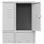 Armário Roupeiro de Aço c/ 20 Portas Pequenas - 1,96x1,23x0,36m - 10909