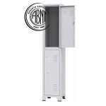 Armário Roupeiro de Aço c/ 02 Portas Grandes - 1,96x0,33x0,35m - 10901