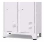 Armário Roupeiro de Aço c/ 04 Portas Grandes c/ divisória - 1,96x0,63x0,36m - 10992