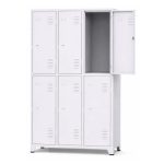 Armário Roupeiro de Aço c/ 06 Portas Grandes  - 1,96x0,93x0,36m - 10903