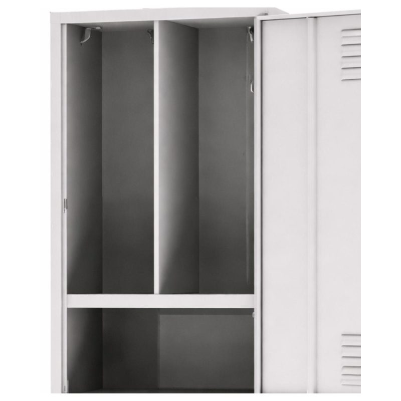 Armário Roupeiro de Aço Insalubre c/ 04 Portas - 1,96x1,00x0,41m - 10922