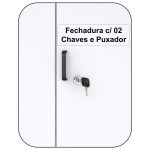 Armário de Aço Multiuso PA-75 - 1,66x0,75x0,35m - Cinza - 17320