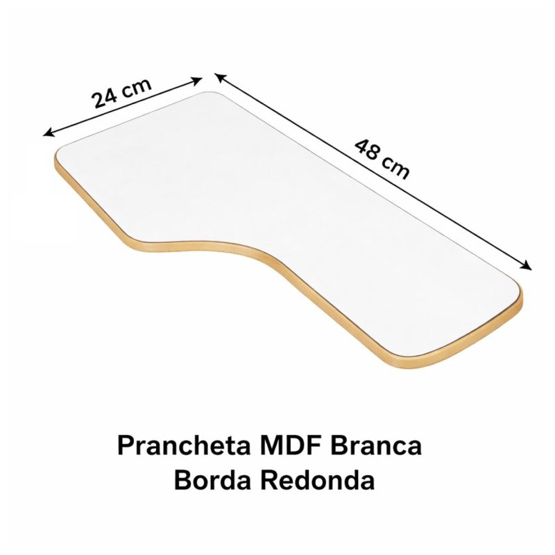 Cadeira Universitária Plástica Prancheta MDF - COR AZUL - MRPLAST - 34013