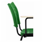 Cadeira Universitária Plástica Prancheta MDF - COR VERDE - MRPLAST - 34012