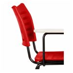 Cadeira Universitária Plástica Prancheta MDF - COR VERMELHO - MRPLAST - 34011