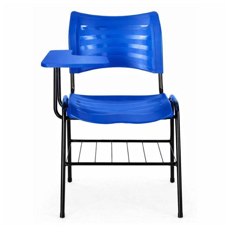 Cadeira Universitária Plástica Prancheta PLÁSTICA - COR AZUL - 54013