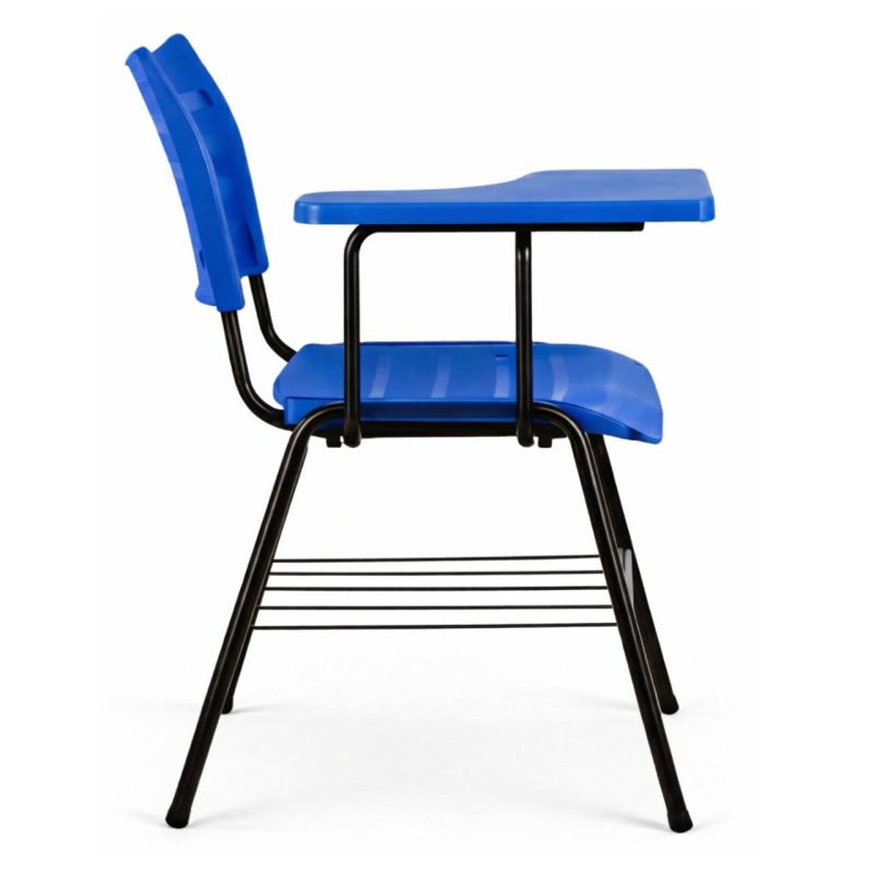 Cadeira Universitária Plástica Prancheta PLÁSTICA - COR AZUL - 54013
