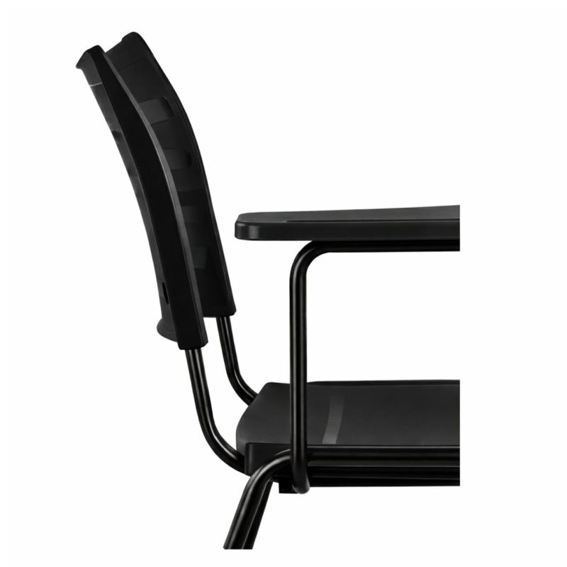 Cadeira Universitária Plástica Prancheta PLÁSTICA - COR PRETO - 54014